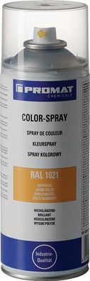 Colorspray rapsgelb hochglänzend RAL 1021 400 ml Spraydose PROMAT Chemicals