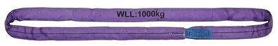 Rundschlinge DIN EN 1492-2 Umfang 4m violett Tragf. einf.1000kg PROMAT