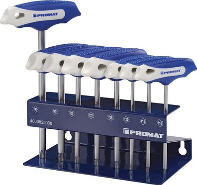 Schraubendrehersatz mit Quergriffen TX10-TX45 8- teilig PROMAT