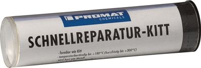 Schnellreparaturkitt grau-schwarz 56g Stick PROMAT Chemicals