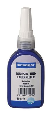 Buchsen-/Lagerkleber hf. hv. grün 50g Flasche PROMAT Chemicals