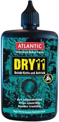 Atlantic Kettenöl "DRY11", High Performance Schmierstoff für Kette, Schaltung und