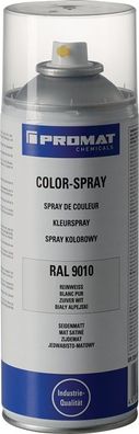 Colorspray reinweiß seidenmatt RAL 9010 400 ml Spraydose PROMAT Chemicals