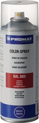 Colorspray feuerrot hochglänzend RAL 3000 400 ml Spraydose PROMAT Chemicals