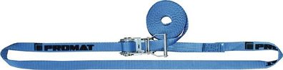 Zurrgurt DIN EN 12195-2 L.4m B.25mm m. Ratsche LC U 1500 daN PROMAT