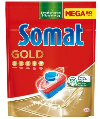 Somat Gold Spülmaschinen-Tabs, 60 Stück