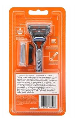 Gillette Fusion 5 Rasierer + 2 Klingen