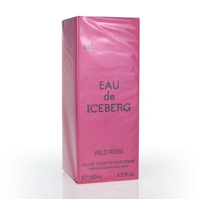 Eau de Iceberg Wild Rose Eau de Toilette pour femme 100ml