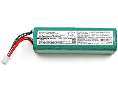 Ersatzakku - CS-FDX202MD - Fukuda 8PHR / ECG FX-2201 - 9,6 Volt 2000mAh Ni-MH