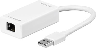 USB 2.0 Fast Ethernet Netzwerkkonverter, weiß