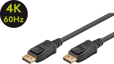 DisplayPort™ Verbindungskabel 1.2 VESA, vergoldet