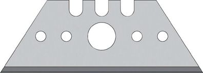Trapezklinge L52xB18,7xS0,65mm m. Lochung 50 St./Spender PROMAT