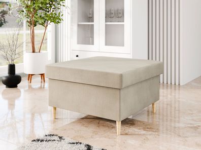 Polsterhocker Zako P Sitzbank Fußbank Pouf Polstergarnitur Modern Wohnzimmer