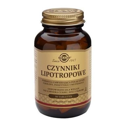 Solgar Lipozyme â?? Unterstétzung fér Leber und Fettstoffwechsel â?? 50 Tabletten