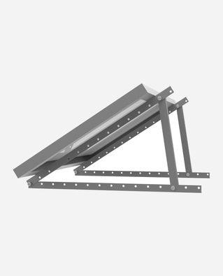 Aluminium Halterung verstellbar Neigungswinkel 20°-60° für Solarpanel | inkl