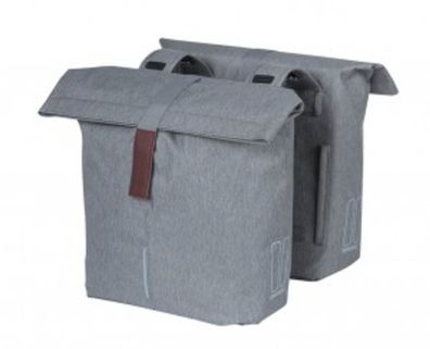 BASIL Doppeltasche "City Double Bag" Volumen: 28 l grey melee