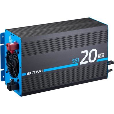 ECTIVE SSI 20 PRO 2000W/12V Sinus-Wechselrichter mit Netzvorrangschaltung, Ladeger