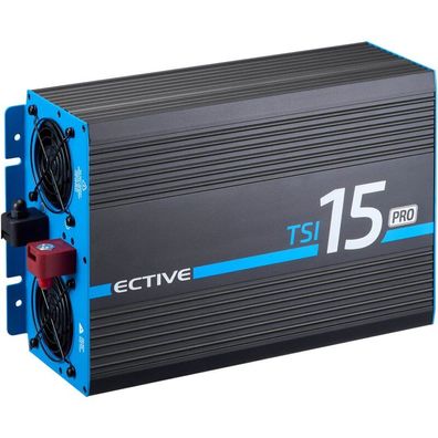 ECTIVE TSI 15 PRO 1500W/12V Sinus-Wechselrichter mit Netzvorrangschaltung