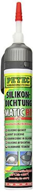 PETEC Dichtmasse Hochtemperatur Silikond "Matic", rot, temperaturbeständig von