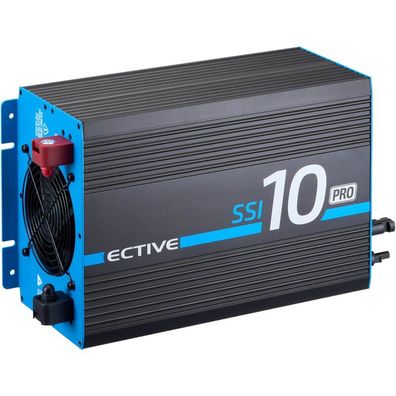 ECTIVE SSI 10 PRO 1000W/12V Sinus-Wechselrichter mit Netzvorrangschaltung, Ladeger