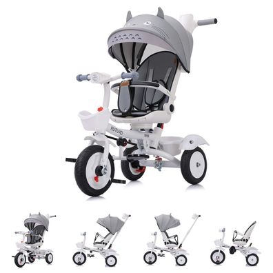 B-Ware Chipolino Tricycle Futuro 2 in 1 faltbar, Becherhalter, Musik, Licht grau