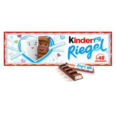 Kinder Megariegel 48er Vollmilchschokolade mit Milchcremefüllung 1008g