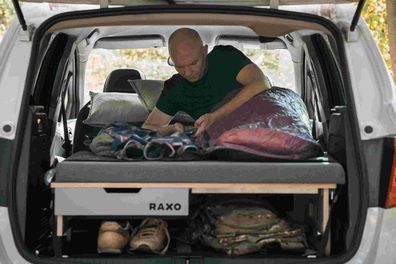 Raxo Campingbox MONCK mit Bettsystem