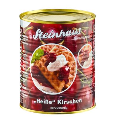 Steinhaus Heiße Kirschen feine Früchte servierfertig in der Dose 850ml