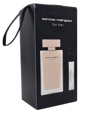 Narciso Rodriguez for Her Eau de Parfum Spray 100 ml & EDP 10 ml SET