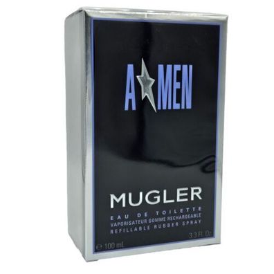 Mugler A*Men Eau de Toilette Refillable Rubber für Herren - 100 ml NEU / OVP