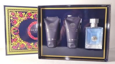 Versace Pour Homme Eau de Toilette 50 ml + After Shave Balm 50ml + Duschgel 50ml