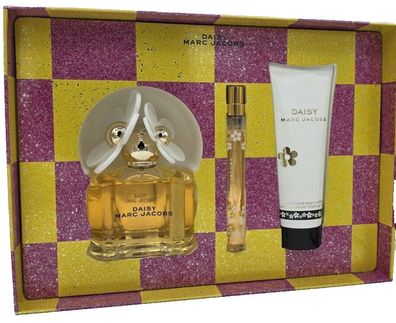 Marc Jacobs Daisy Eau de Toilette 100 ml & Bodylotion 75 ml & EDT 10 ml OVP