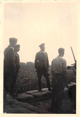 General Besuch Flak - Regt. 103 bei Brüssel Belgien