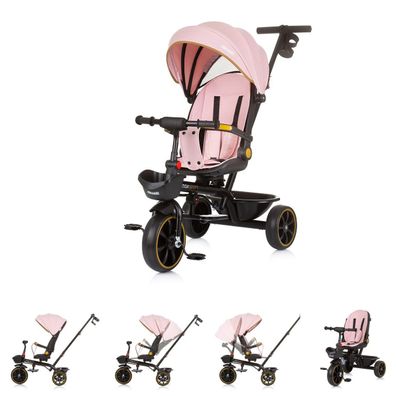 B-Ware Chipolino Tricycle Max Sport 2 in 1, Dreirad, Becherhalter, rosa