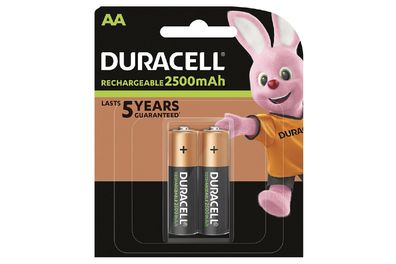 Duracell Akku StayCharged 2 x Mignon 2,4 Ah