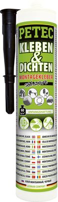 PETEC Kleben & Dichten Montagekleber schwarz