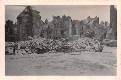 Zerstörte Häuser in Ostende Belgien