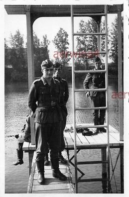 Wehrmacht 1943 Schwimmbad St.- Niklaas Belgien