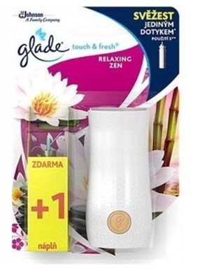 Glade Relaxing Zen Mini Luftreiniger + 2 x 10 ml Nachfüller