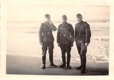 Deutsche Soldaten am Strand von Blankenberge Belgien