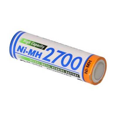 4x Panasonic HR-3U 2700mAh + Akkubox Ni-MH 1,2V / 2700mAh