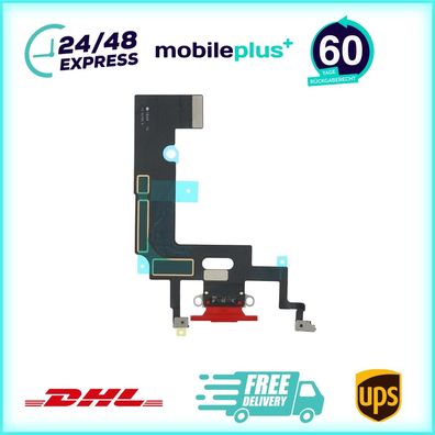 Ladebuchse für iPhone XR Rot Dock Connector Flex Kabel NEU
