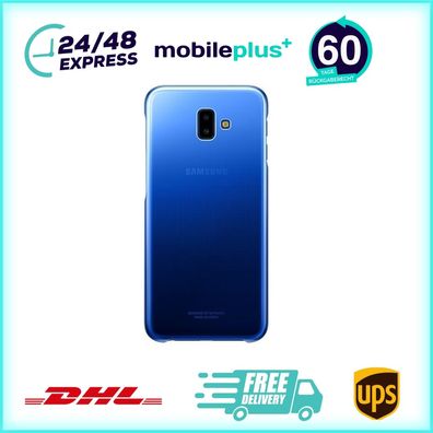 Original Hardcover Handyhülle für Samsung J6 Plus Blau EF-AJ610CLEGWW
