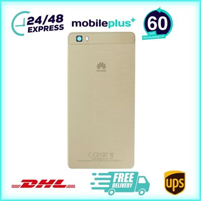 Original Huawei P8 Lite Akkufachdeckel Backcover 02350HVT Gold Rückseite