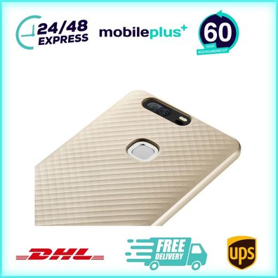 Huawei / Honor Faceplate 3D Textur für V8 gold