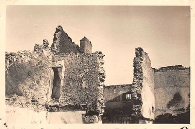 gesprengtes Haus Artillerie bei Saint - Mihiel Frankreich