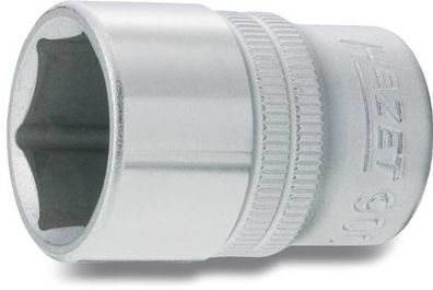 HAZET Steckschlüsseleinsatz 1/2", 6-kant, Handbetr 9 mm