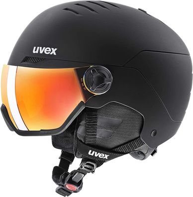 uvex Wanted Visor Visier Skihelm - Black mat