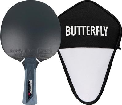 Butterfly 1x Timo Boll Titanium Tischtennisschläger + Tischtennishülle Cell Case I