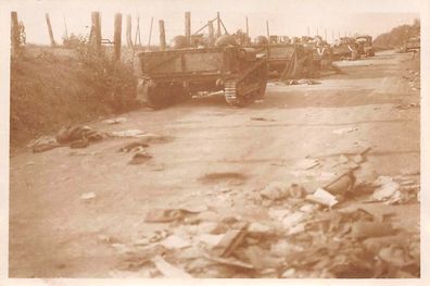 Franz. Panzer Chenilette bei St. Quentin Frankreich